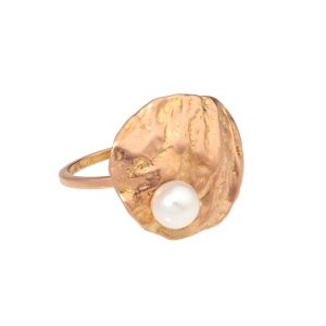 Rose Gold Oyster Ring